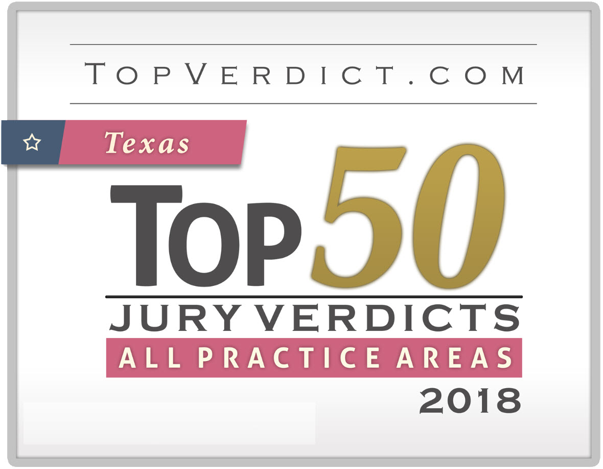 TopVerdict.com | Texas Top 50 US Verdicts | All Practice Areas 2018 | David E. Dunham